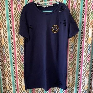 HONEY PUNCH HAVE A NICE DAY SWEATSHIRT DRESS M 🙂